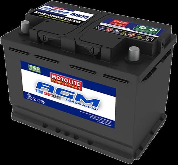 Motolite Excel AGM battery